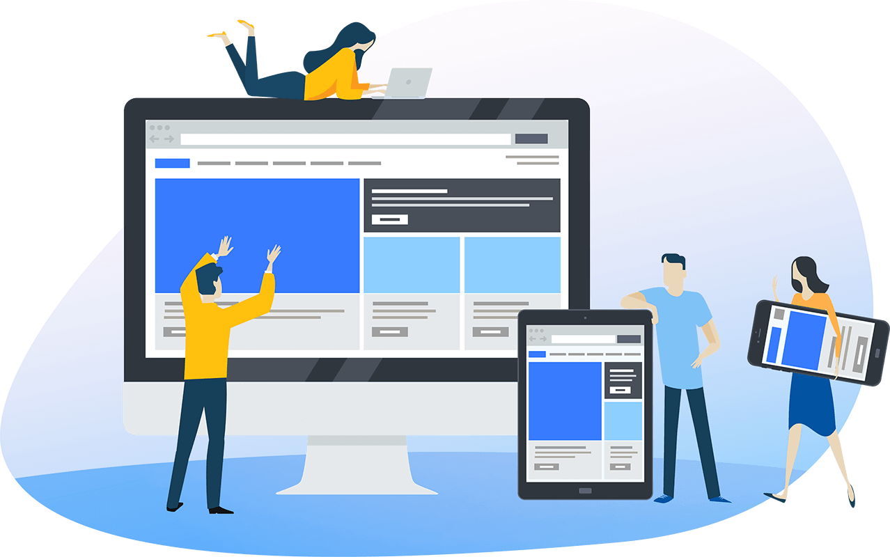 Illustration Hemsida